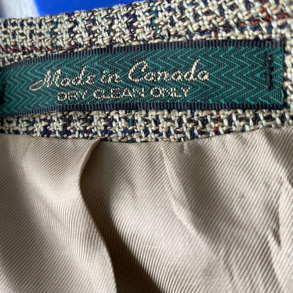 Vintage Brandini Silk and Wool Blazer Retro 80s - Picture 5 of 7